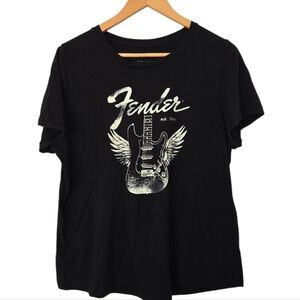 Fender Charcoal Tee with Logo XL
